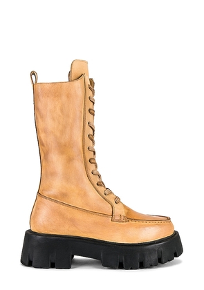 Free People Jones Lace Up Boot in Tan. Size 39, 41.