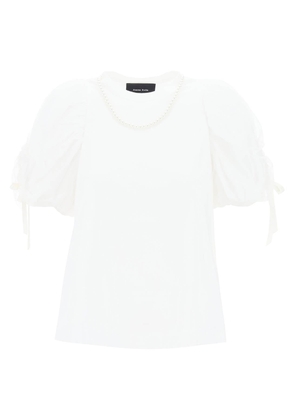 Simone rocha puff sleeves t-shirt - M White
