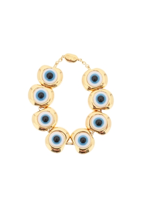 Timeless pearly bracelet with eyes - OS Gold