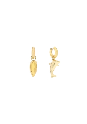 Timeless pearly earrings with charms - OS Gold