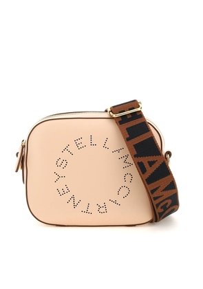 Stella mccartney camera bag with perforated stella logo - OS Brown
