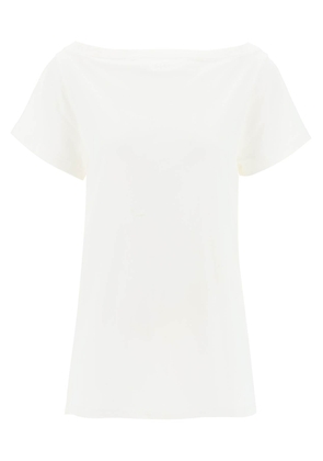 twisted body t-shirt - M White
