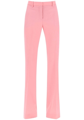Versace low waisted flared trousers - 40 Rose