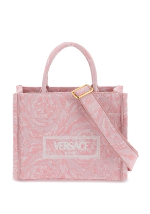 Versace athena barocco small tote bag - OS Rose