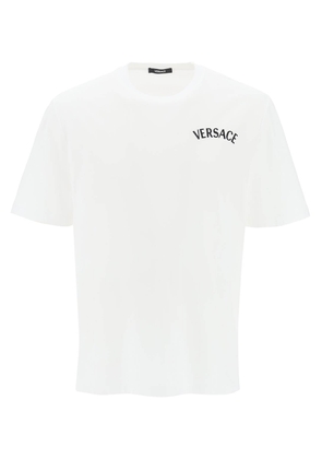 Versace milano stamp crew-neck t-shirt - L White