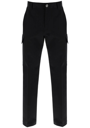 Versace cotton gabardine cargo pants in - 48 Black