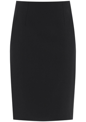 Versace grain de poudre pencil skirt - 40 Black