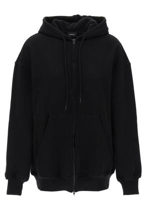 Wardrobe.nyc oversized zip-up hoodie - XS Black