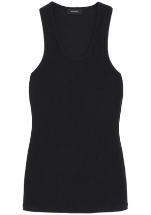 Wardrobe.nyc ribbed sleeveless top with - M Black