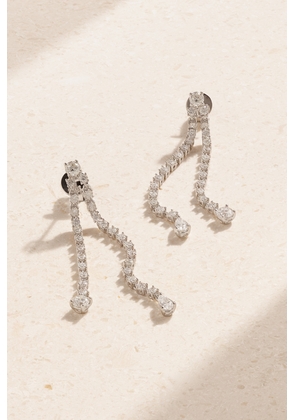Anita Ko - 18-karat White Gold Diamond Earrings - One size