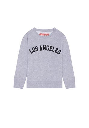 DEPARTURE Los Angeles Sweatshirt in Cream. Size 4, 6.