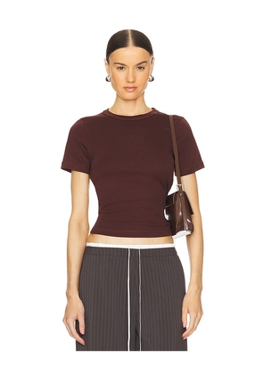 A.L.C. Paloma Tee in Brown. Size M, S, XS.