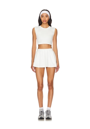 Free People X FP Movement Hot Shot Skort Set in White. Size M, S, XL, XS.