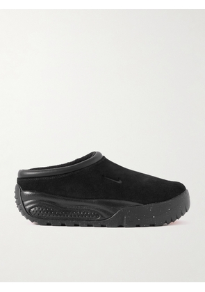 Nike - Acg Rufus Leather-trimmed Suede Slip-on Sneakers - Black - US5,US5.5,US6,US6.5,US7,US7.5,US8,US8.5,US9,US9.5,US10,US10.5,US11,US11.5