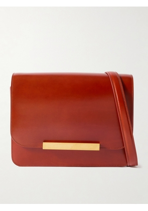 KHAITE - Bridget Leather Shoulder Bag - Brown - One size