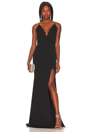 Katie May Saylor Gown in Black. Size XS.