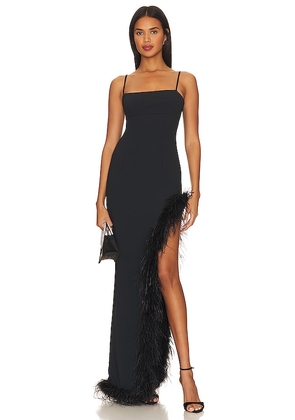 Lovers and Friends Tavianna Gown in Black. Size XXS.