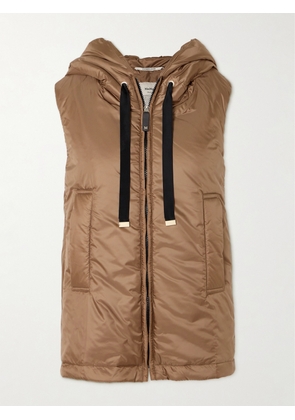 Max Mara - The Cube Greengo Quilted Shell Vest - Brown - UK 4,UK 6,UK 8,UK 10,UK 12,UK 14,UK 16,UK 18