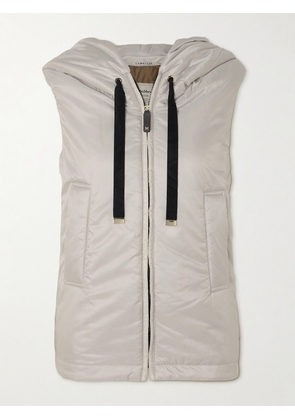 Max Mara - The Cube Greengo Hooded Quilted Shell Vest - White - UK 4,UK 6,UK 8,UK 10,UK 12,UK 14,UK 16,UK 18