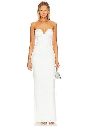 retrofete Luna Dress in White. Size S, XS, XXS.