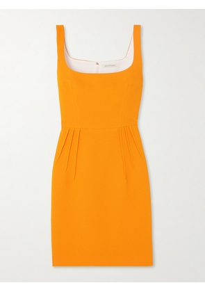 Emilia Wickstead - Salma Hammered-crepe Dress - Orange - UK 6,UK 8,UK 10,UK 12,UK 14,UK 16