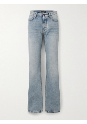 Balenciaga - Distressed Mid-rise Straight-leg Jeans - Blue - 25,26,27,28,29