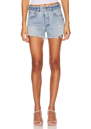 Moussy Vintage Mckendree Shorts in Blue. Size 26, 27, 28, 29, 30, 31, 32.
