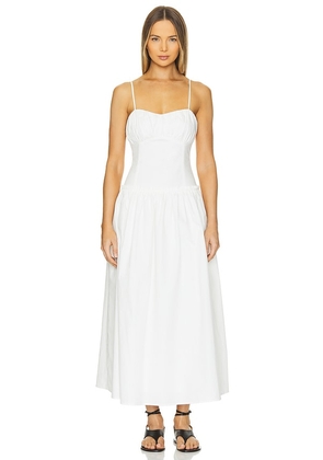 Line & Dot Maison Corset Dress in White. Size M, S, XS.