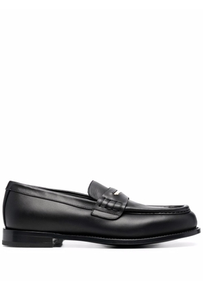 Giuseppe Zanotti Euro leather loafers - Black