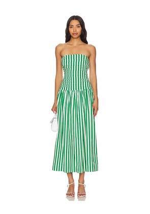 Rhode Selma Dress in Green. Size 2, 4, 6, 8.