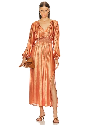 Sundress Tianna Dress in Rust. Size XS/S.