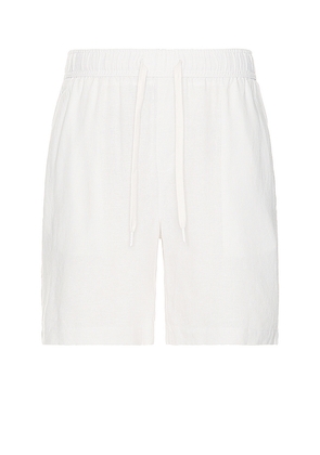 Vintage Summer Linen Short in Cream. Size M, XXL/2X.