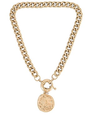 8 Other Reasons Maddison Necklace in Metallic Gold.