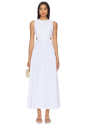 SNDYS Lottie Dress in White. Size S, XXL.