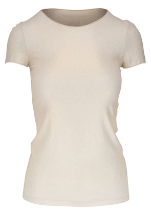 Majestic Filatures round-neck short-sleeve T-shirt - Neutrals