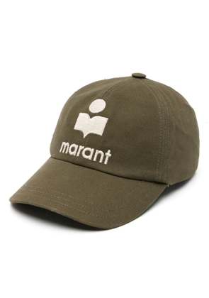 ISABEL MARANT Tyron logo-embroidered cap - Green