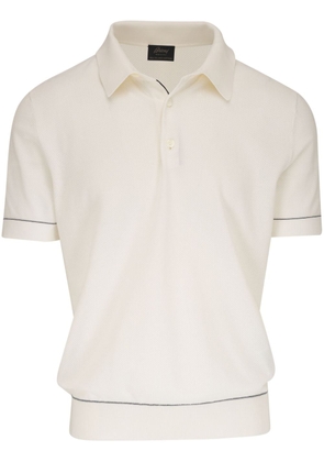 Brioni cotton polo shirt - White