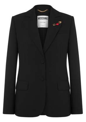 Moschino single-breasted blazer - Black