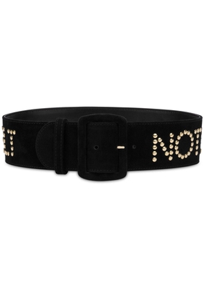 Moschino studded buckled belt - Black