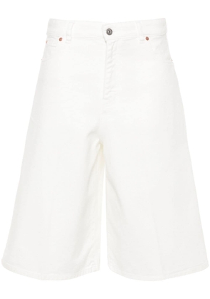 Victoria Beckham drop-crotch denim shorts - White