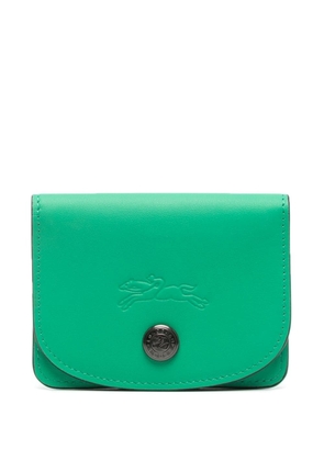 Longchamp Le Pliage Xtra leather card holder - Green