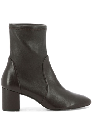 Stuart Weitzman Yuliana 60mm leather ankle boots - Brown