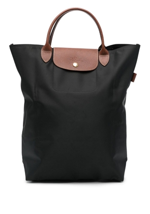 Longchamp medium canvas tote bag - Black