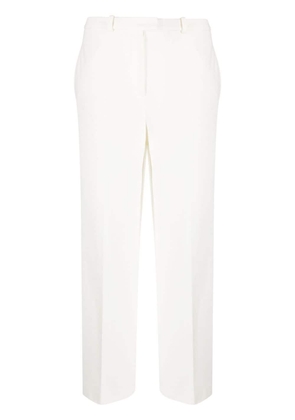 PINKO cropped straight-leg trousers - White
