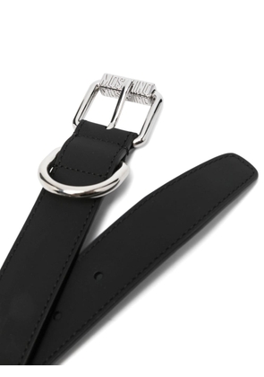 Moschino studed leather belt - Black