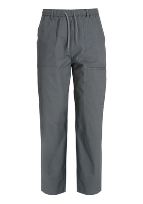 Armani Exchange drawstring straight-leg trousers - Grey