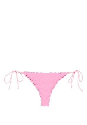 MC2 Saint Barth Miami flocked bikini bottoms - Pink