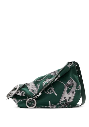 Burberry medium Knight hardware-print shoulder bag - Green