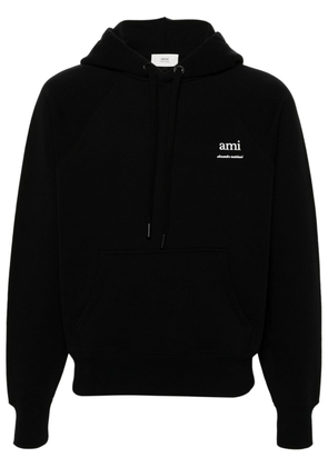 AMI Paris logo-print hoodie - Black