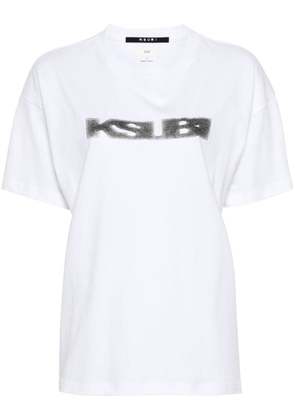 Ksubi Sott Static Oh G cotton T-shirt - White